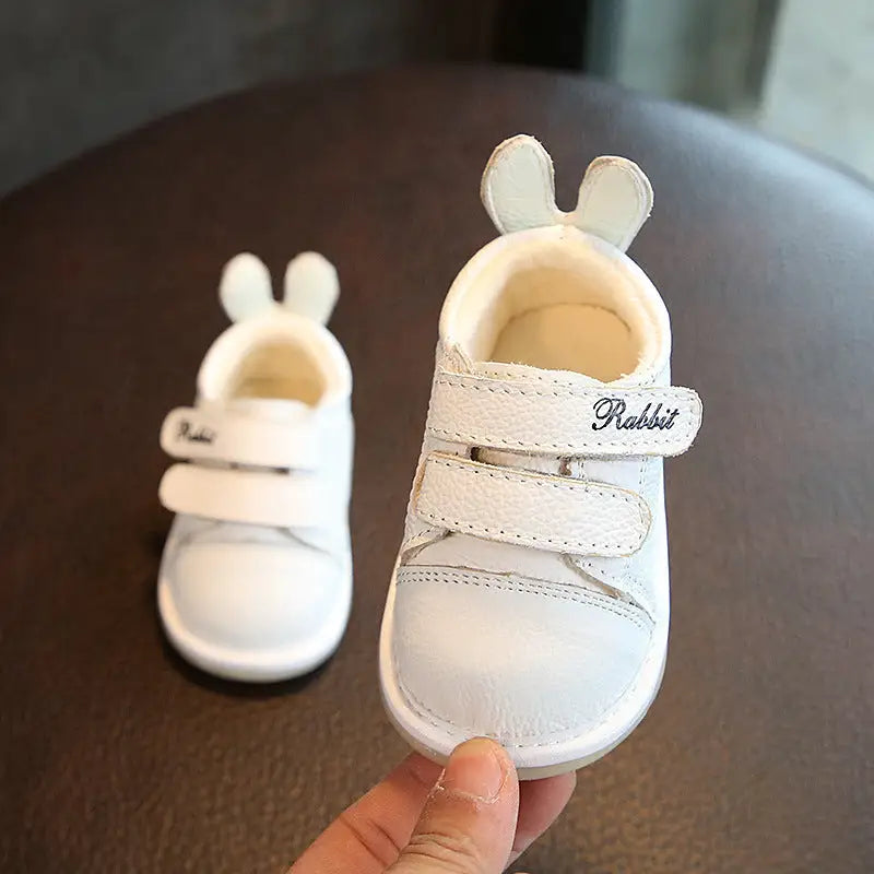 Baby Chic Leather Shoes - White / 22