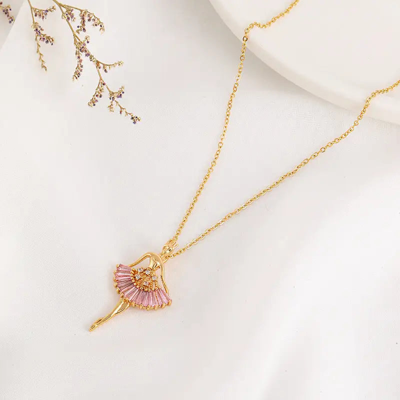 Ballet Charm Necklace