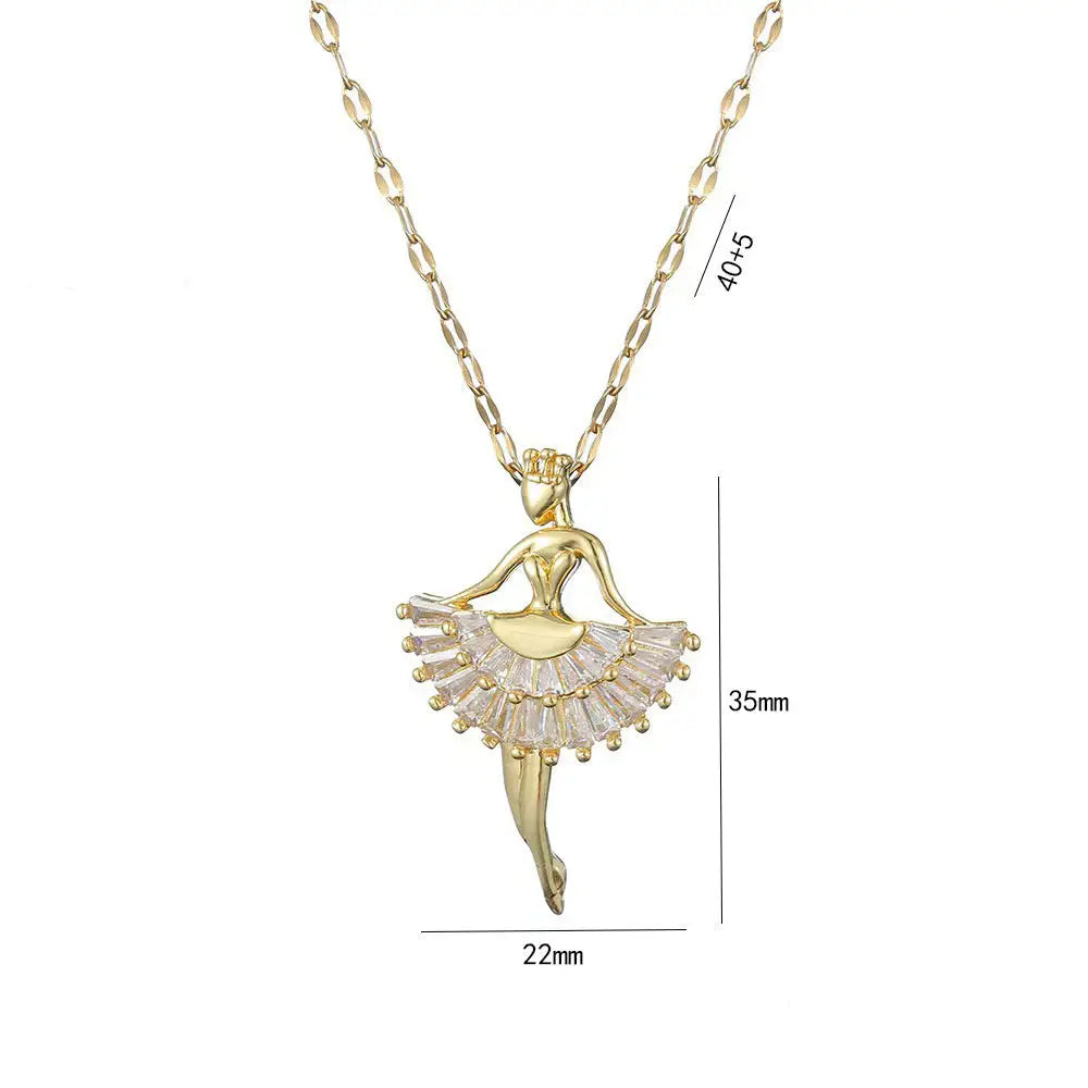 Ballet Charm Necklace