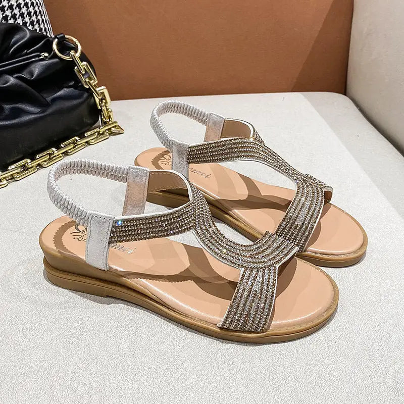 Beach Bliss Sandals - Silver / 35