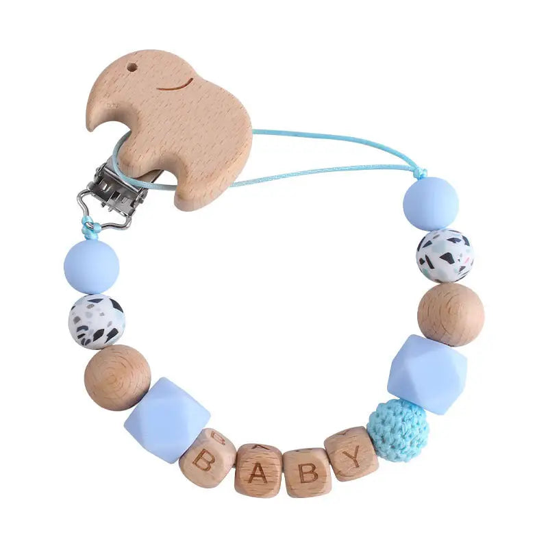 Beech Bee Paci Clip - Blue