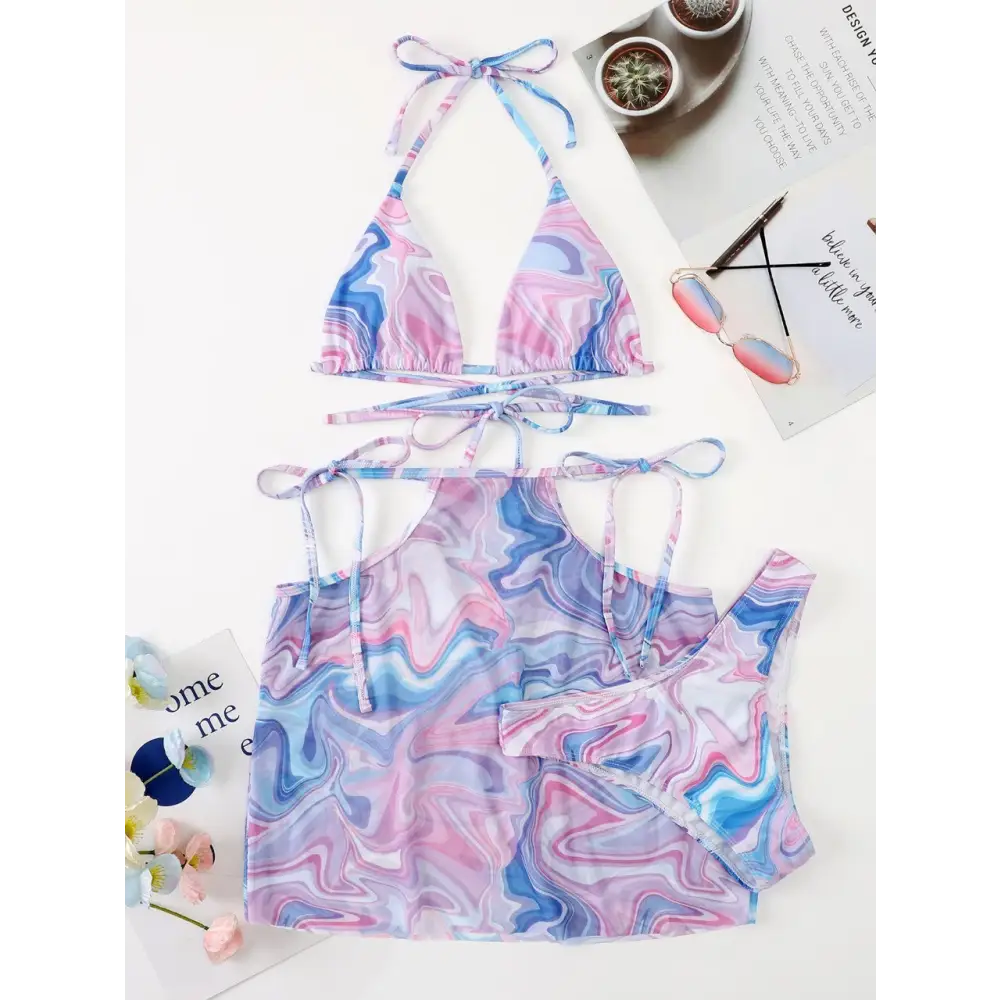 Bikini 3-piece Beach Skirt For Women