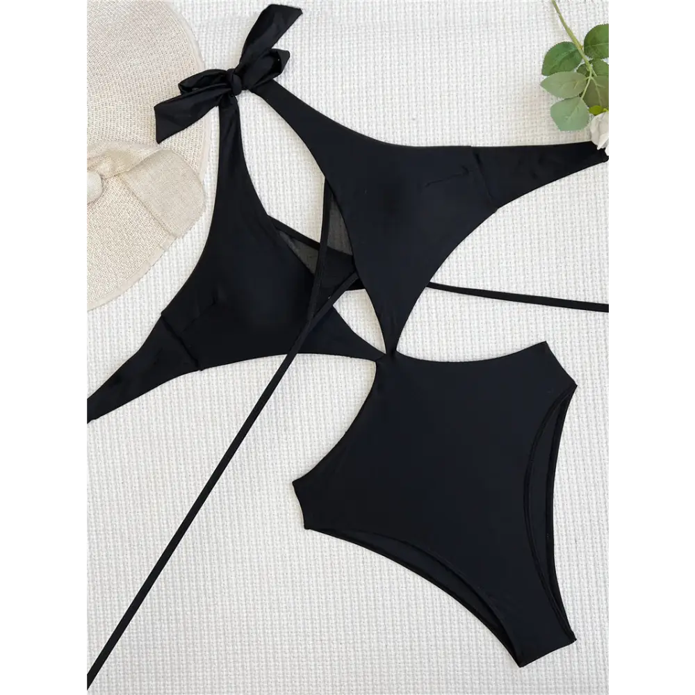 Bikini Women’s European And American Swimming Suit With Hollow Beach