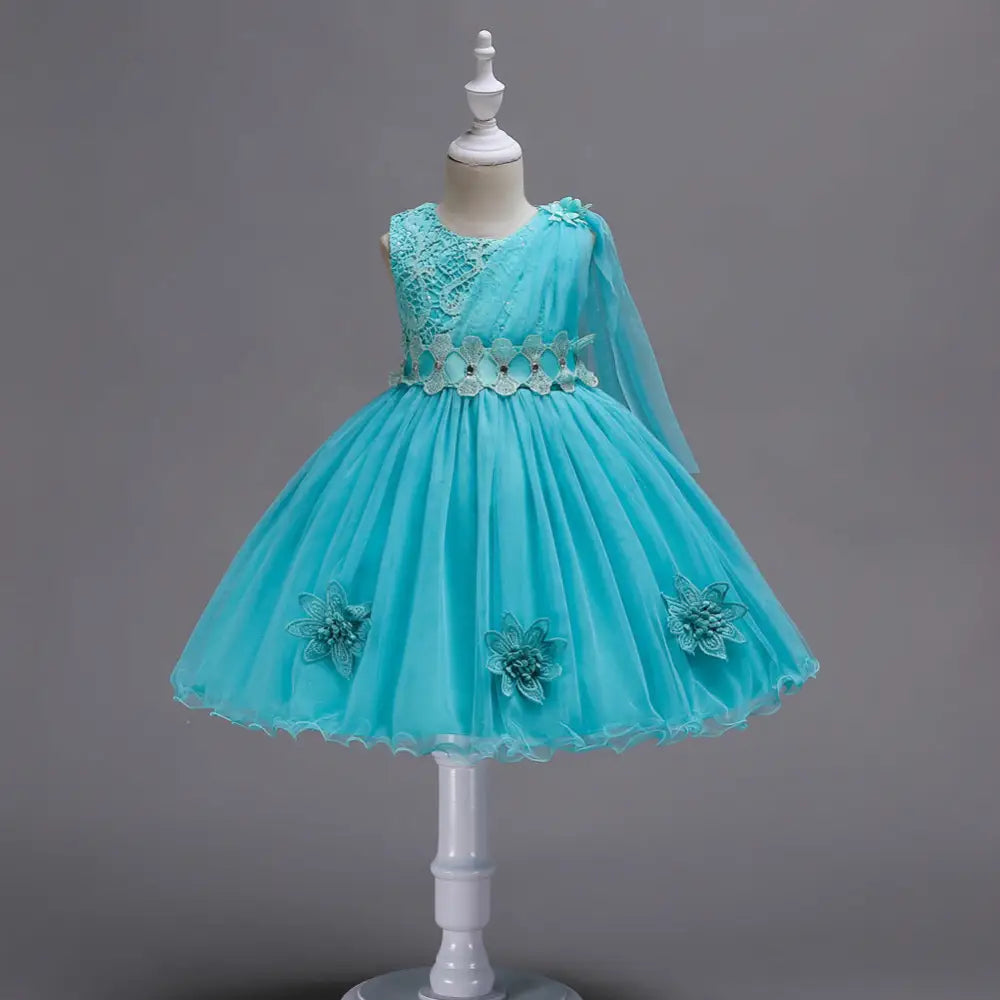 Blossom Baby Dress - blue / 110cm