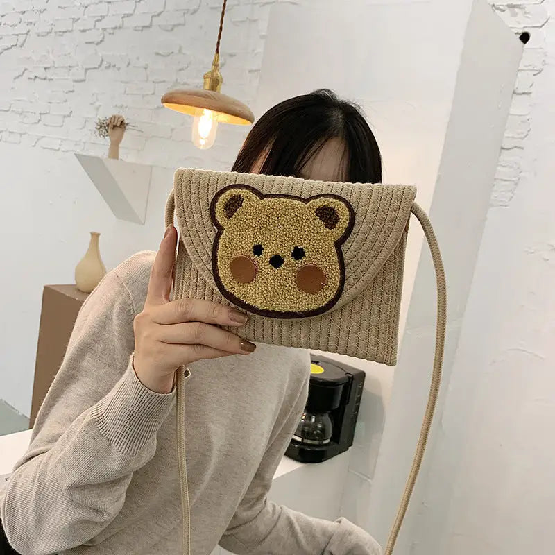 BohoBear Woven Envelope Shoulder Bag