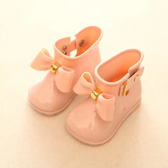 Bowknot Kids Boots - Apricot / 17.8cm