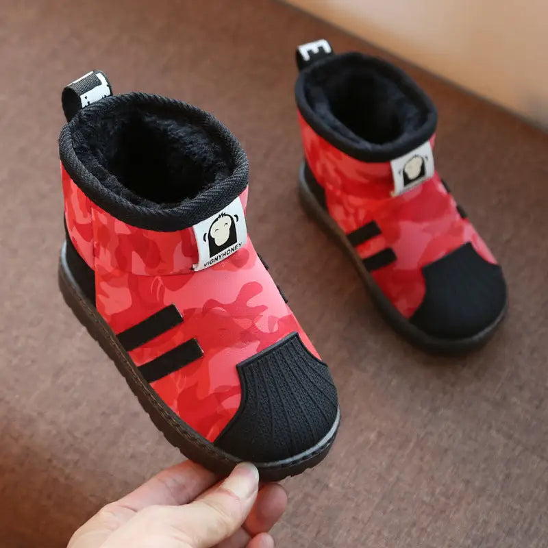 Camokids Softsoles - Camouflage Red / 31