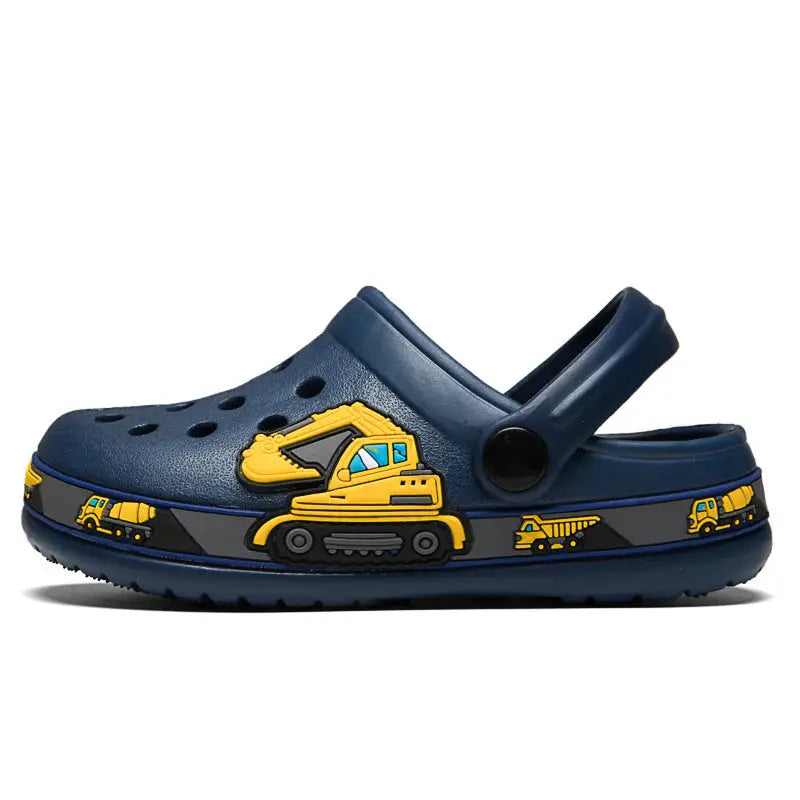 Cartoon Beach Sliders - Dark Blue / 28