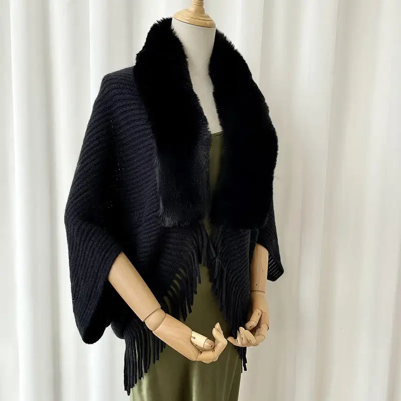Cashmere Cozy Scarf - Black