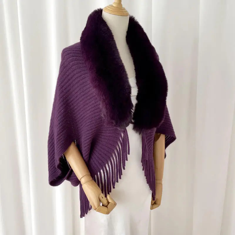 Cashmere Cozy Scarf - Purple