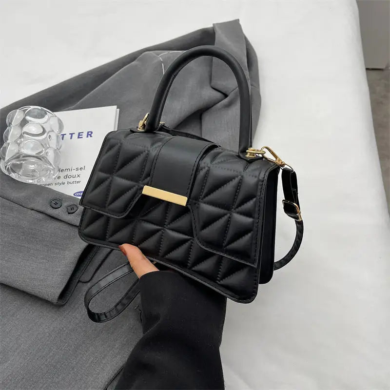 Chic Carryall Handbag - Black