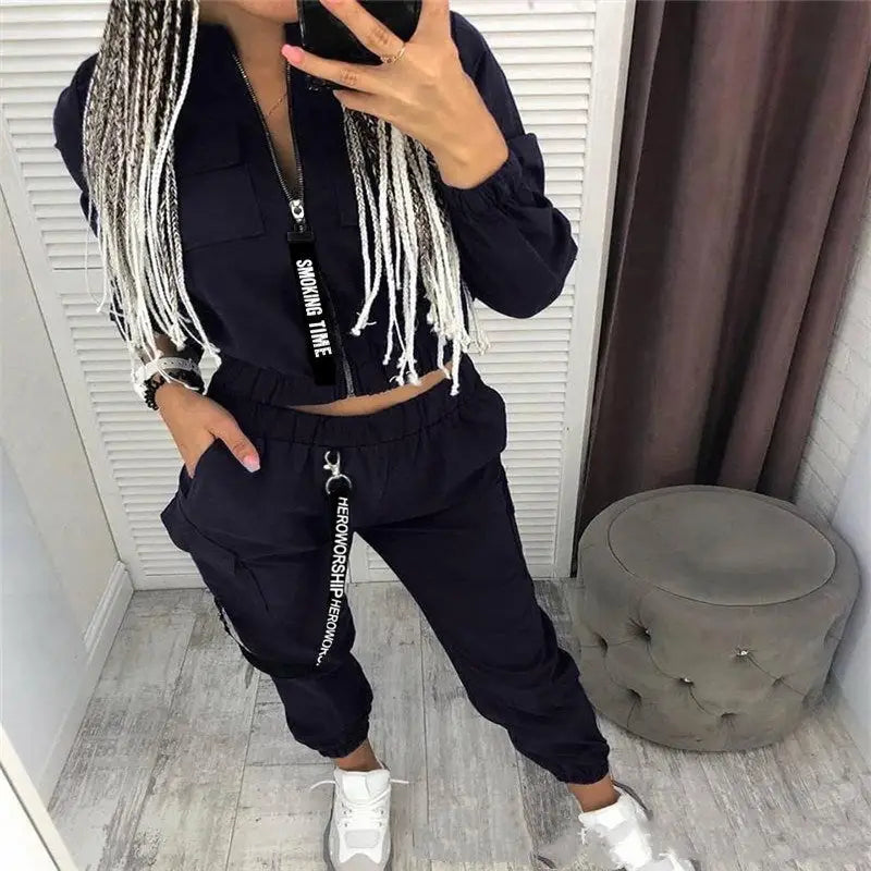 Chic Coordinated Set - Black / XL