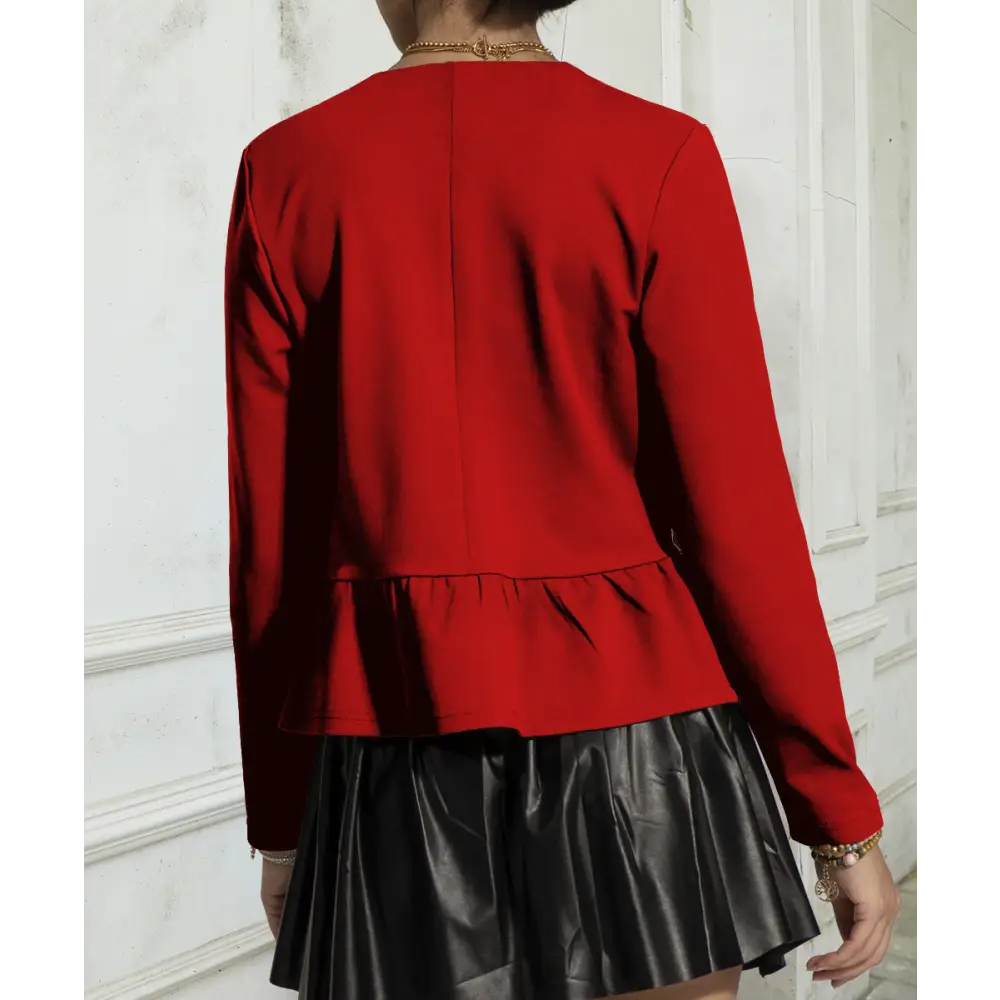Chic Petite Suit: Autumn Winter Elegance - QR166419144 / S