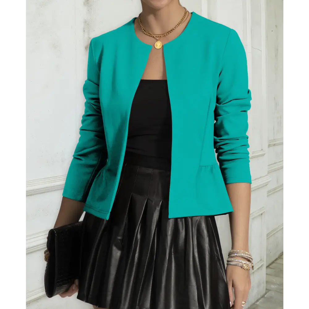 Chic Petite Suit: Autumn Winter Elegance - QR166419146 / S