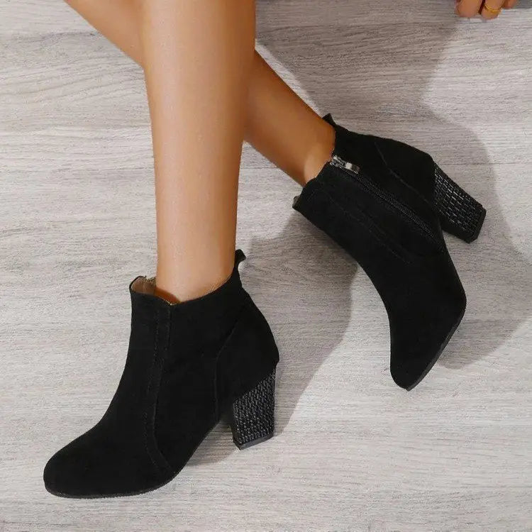Chic Suede Martin Boots