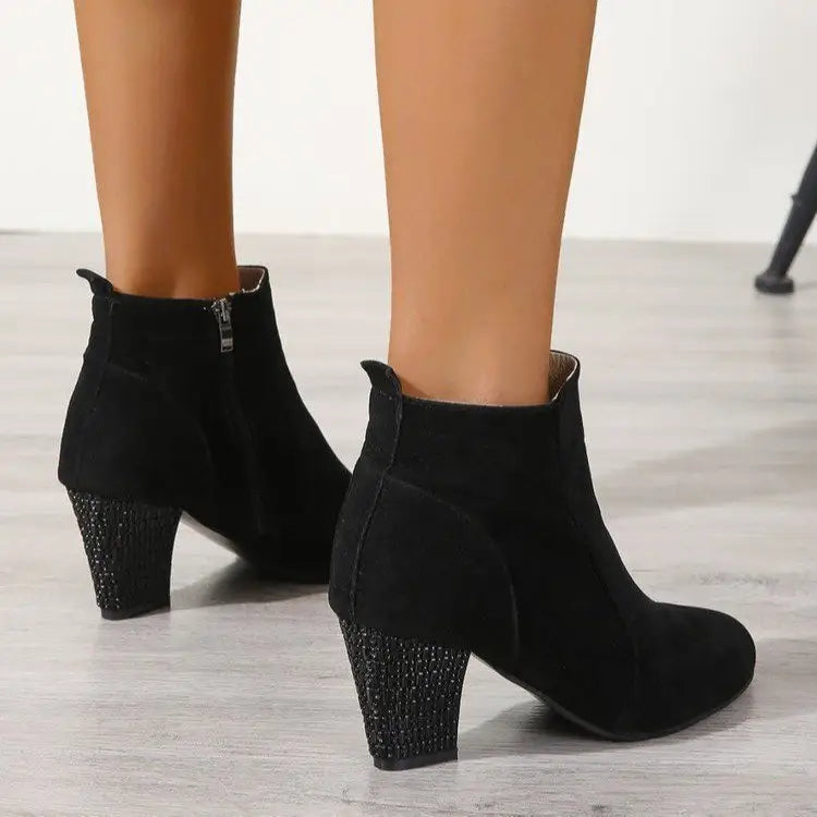 Chic Suede Martin Boots