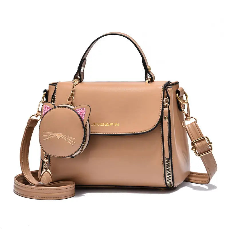 ChicCarry: Large-Capacity One-Shoulder Messenger Bag - Khaki / Small