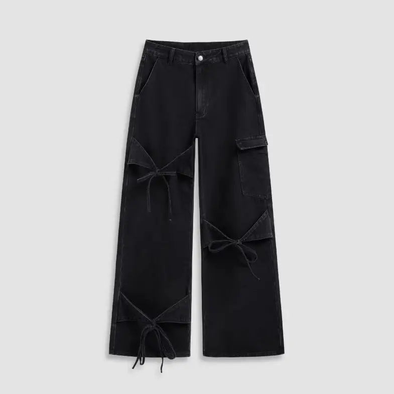 ChicFlow Women’s Wide-Leg Trousers - Black / S