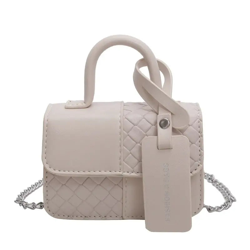 ChicNiche: Women’s Artistry Shoulder Bag - Beige Color Small Size