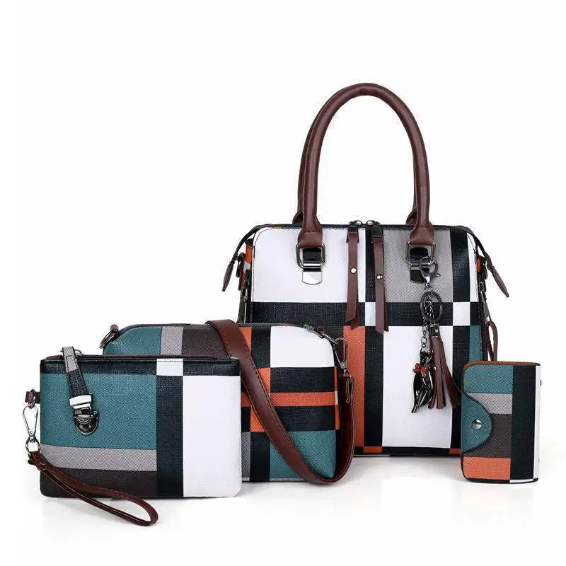 ChicTote: Luxe Plaid Designer Handbags for Women