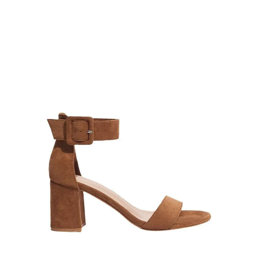 ChicWrap: Open Toe Heel-Strap Sandals