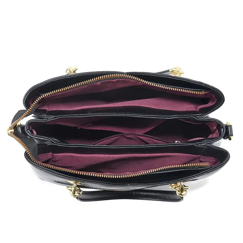 ChromaCarry Luxe: Soft Leather Tote