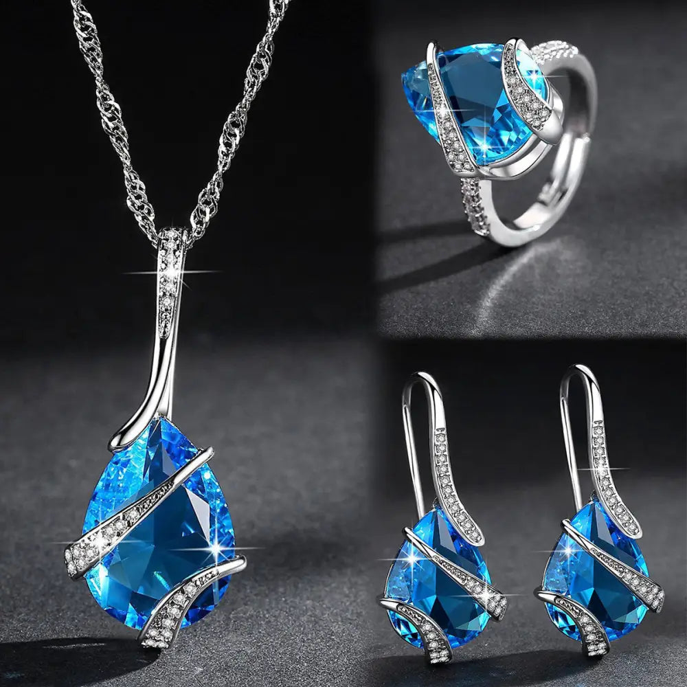 Colorful Gem Trio Set