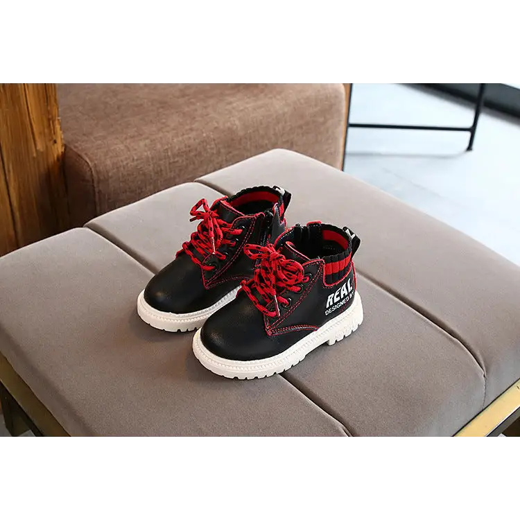 Cotton Cozy Kid Boots - Black single / 21