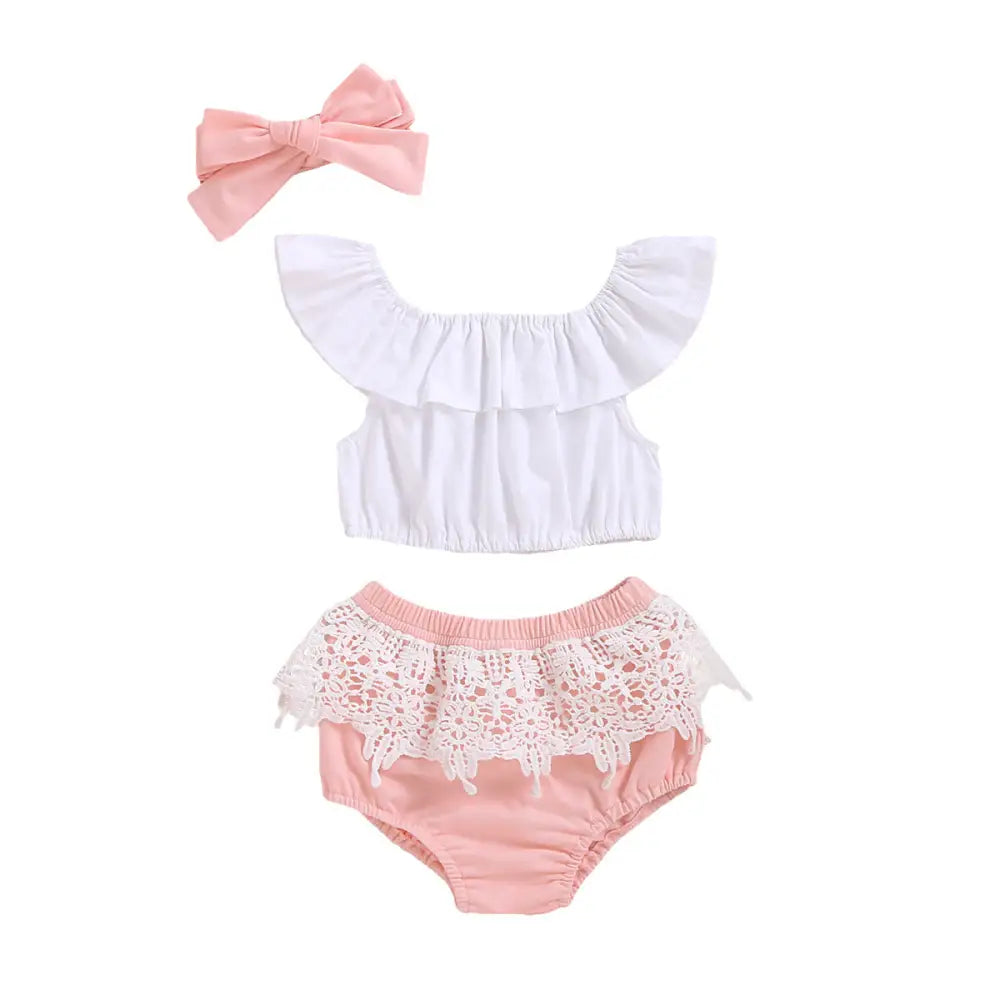 CottonCool Kids: Summer Solid Suit - White / 70cm