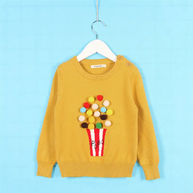 Cozy Knit Kids Sweater - D1 / 130cm