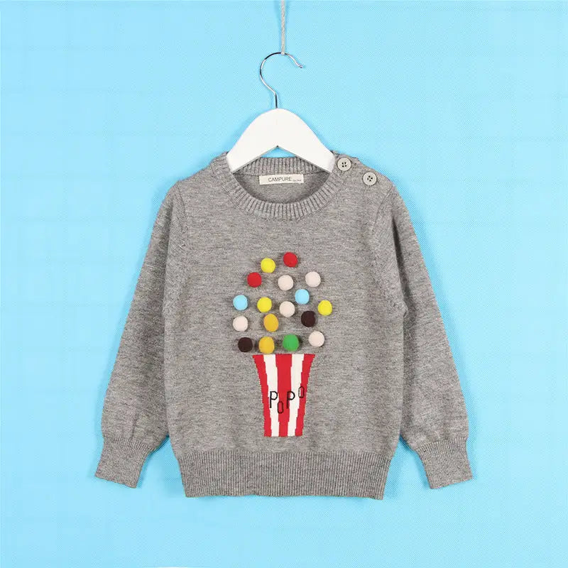 Cozy Knit Kids Sweater - D3 / 110cm
