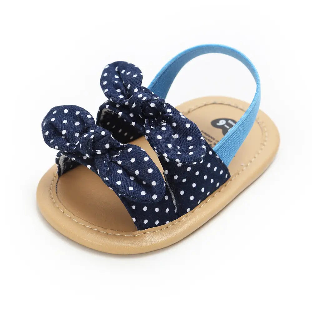 Cozy Step: Soft Bottom Non-Slip Baby Sandals - Navy blue / 11
