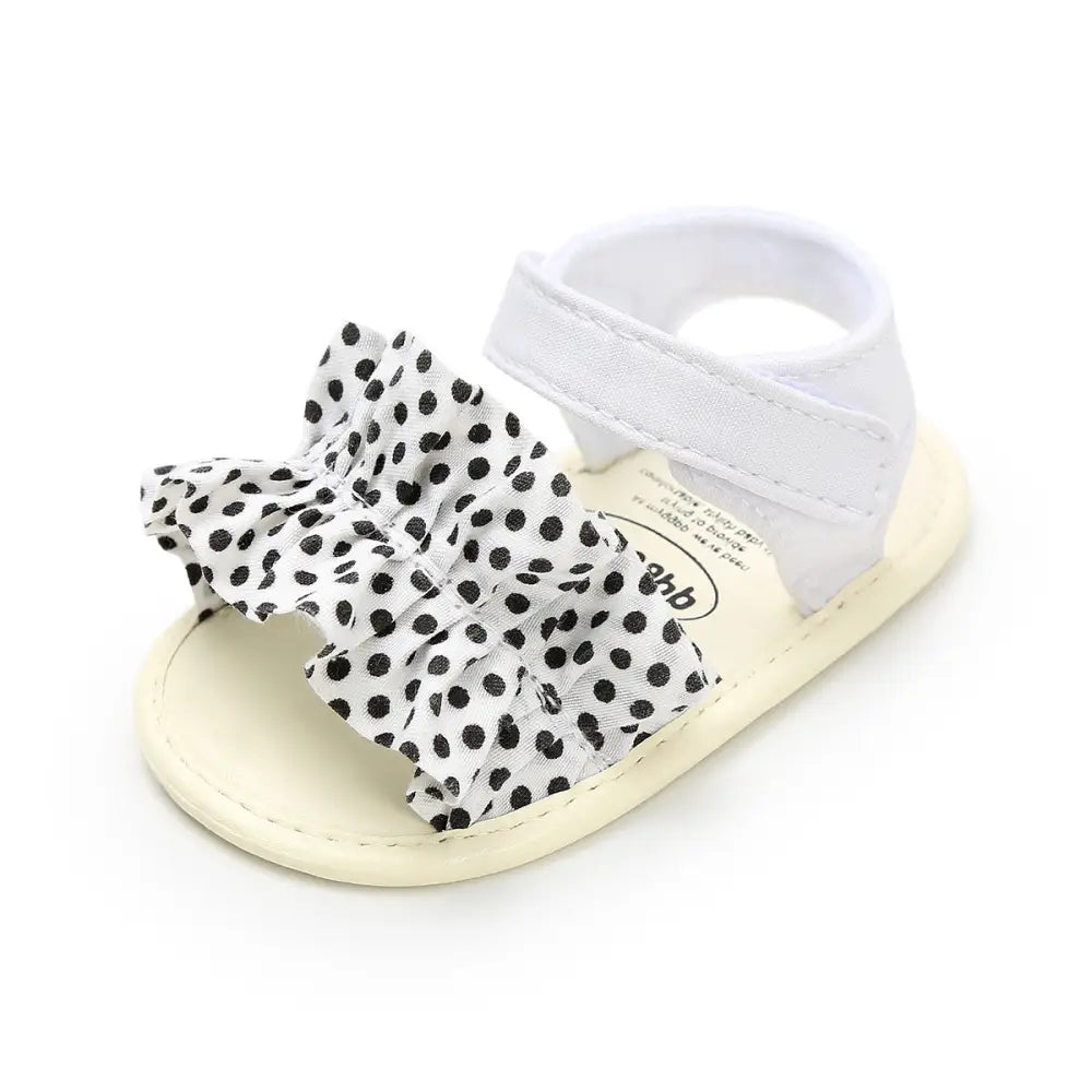Cozy Step: Soft Bottom Non-Slip Baby Sandals - White / 12