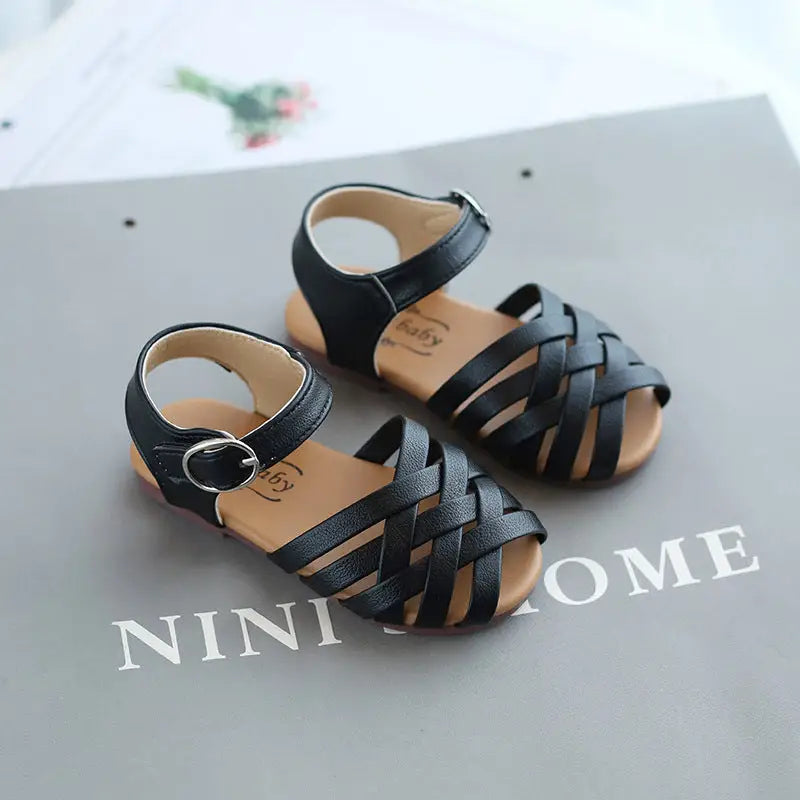 Cozy Toes Woven Sandals