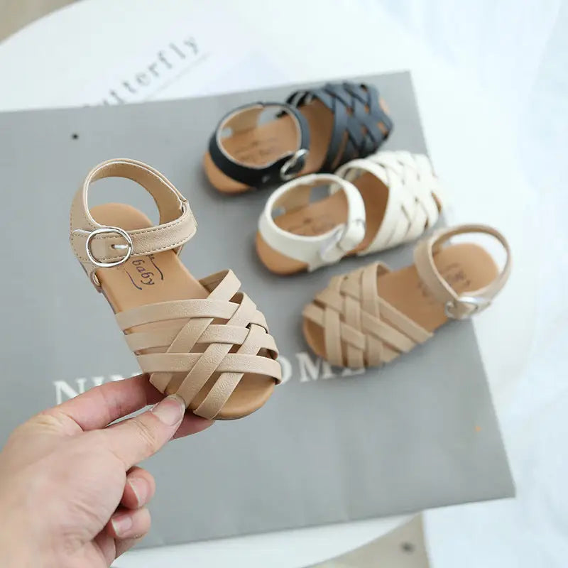 Cozy Toes Woven Sandals