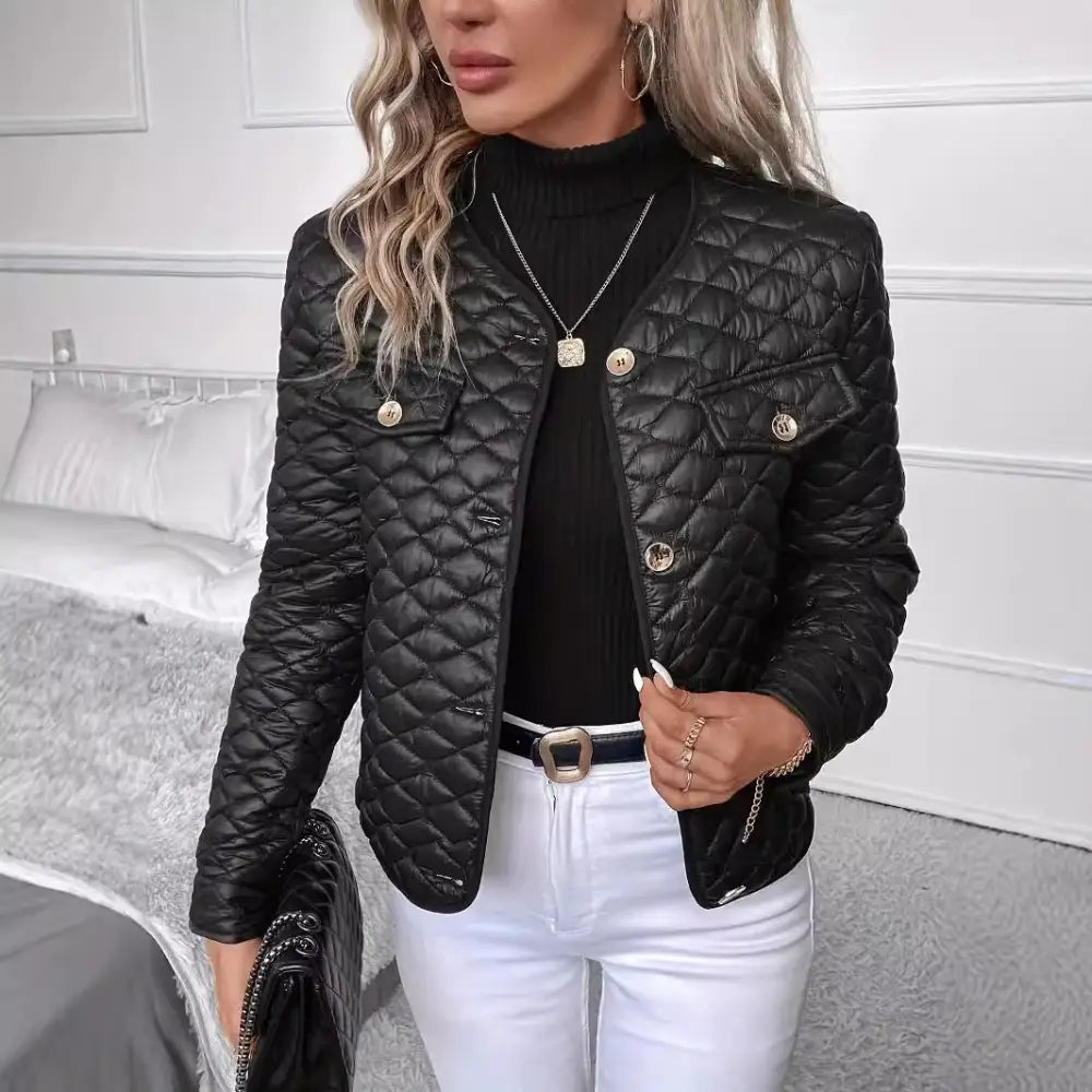 CozyBlk Cotton Coat