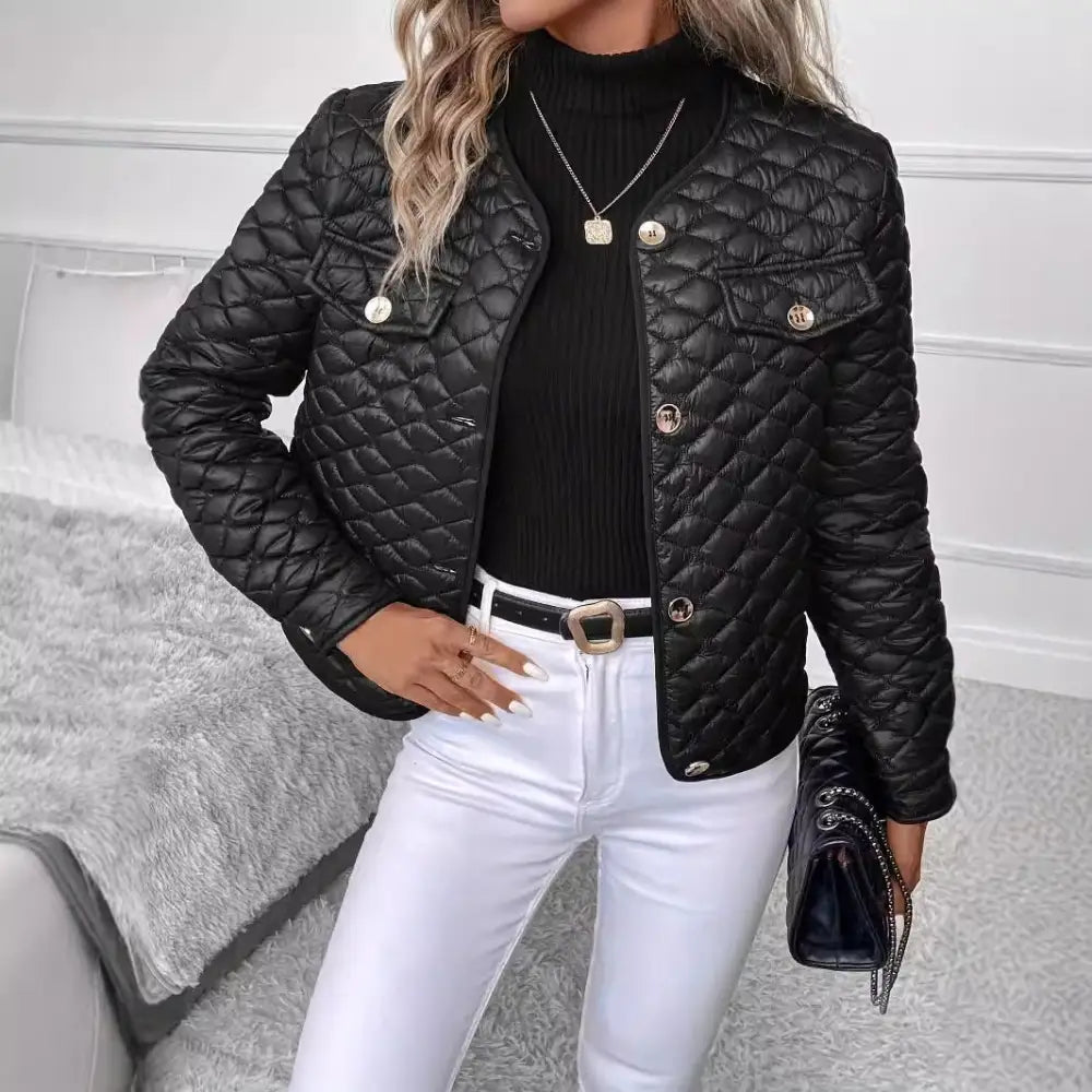 CozyBlk Cotton Coat