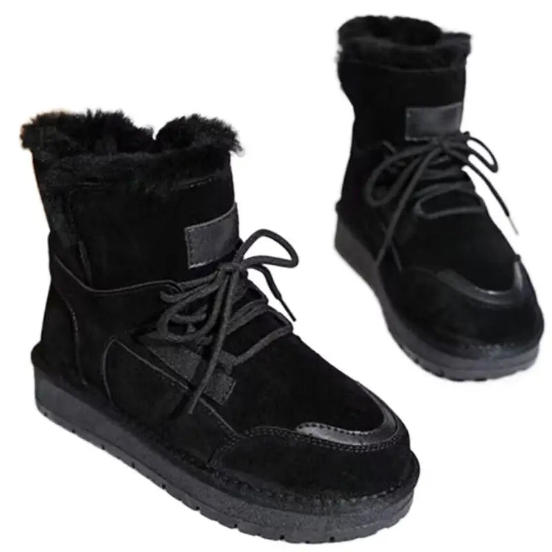 CozyCloud Genuine Fur Booties for Women
