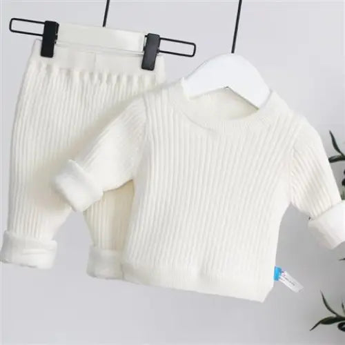 CozyCuddle Baby Snowsuit - White / 110cm