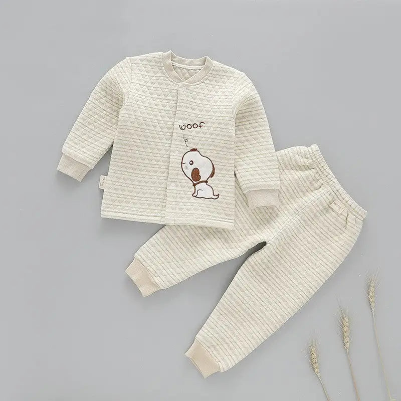 CozyCuddle Infant Thermal Suit - Buckle green / 66cm