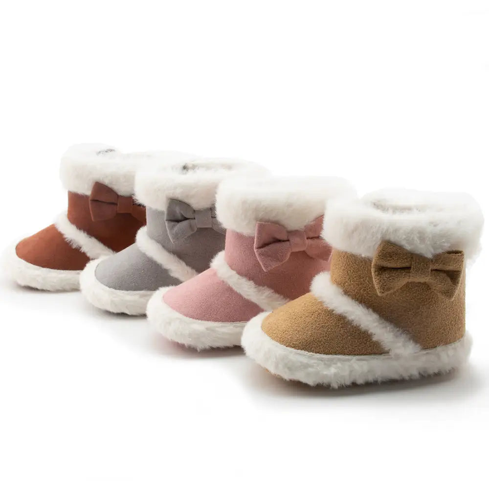 CozyCute Toddler Bow Boots