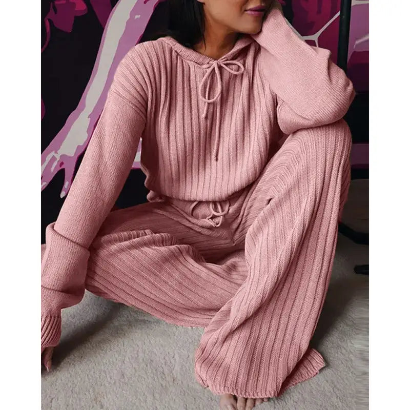 CozyFit Hooded Suit - Pink / XL - 4