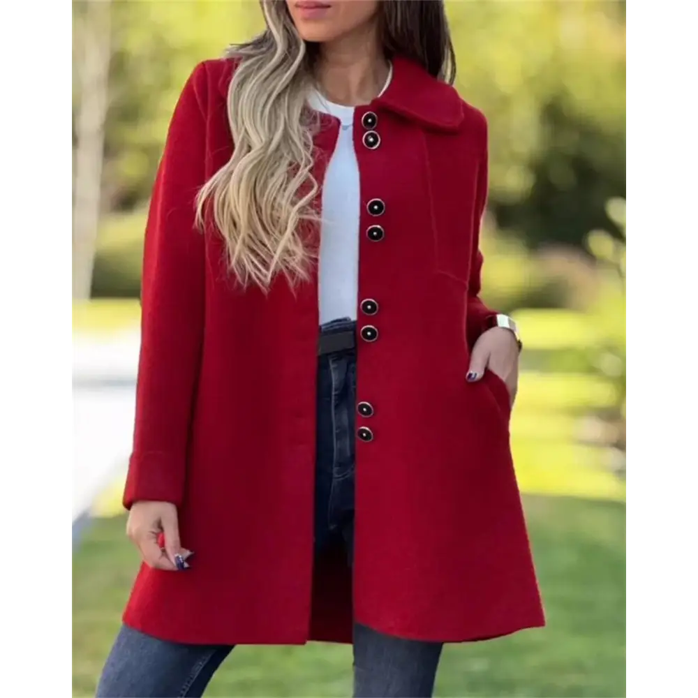 CozyFleece Women’s Jacket - Red / S