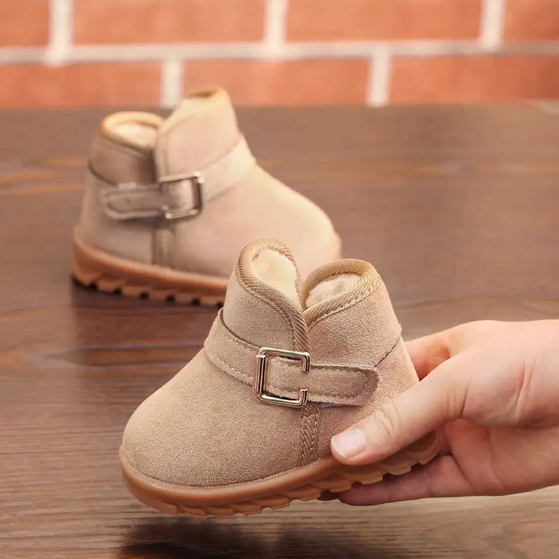 CozyKids Short Boots - Brown / 15