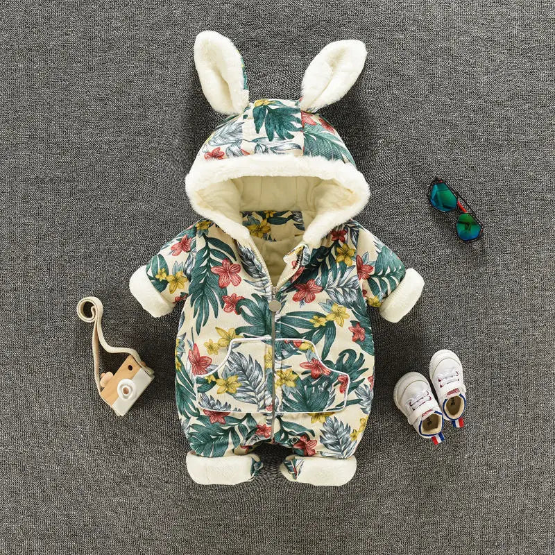 CozyQuilt: Winter Padded Baby Onesies