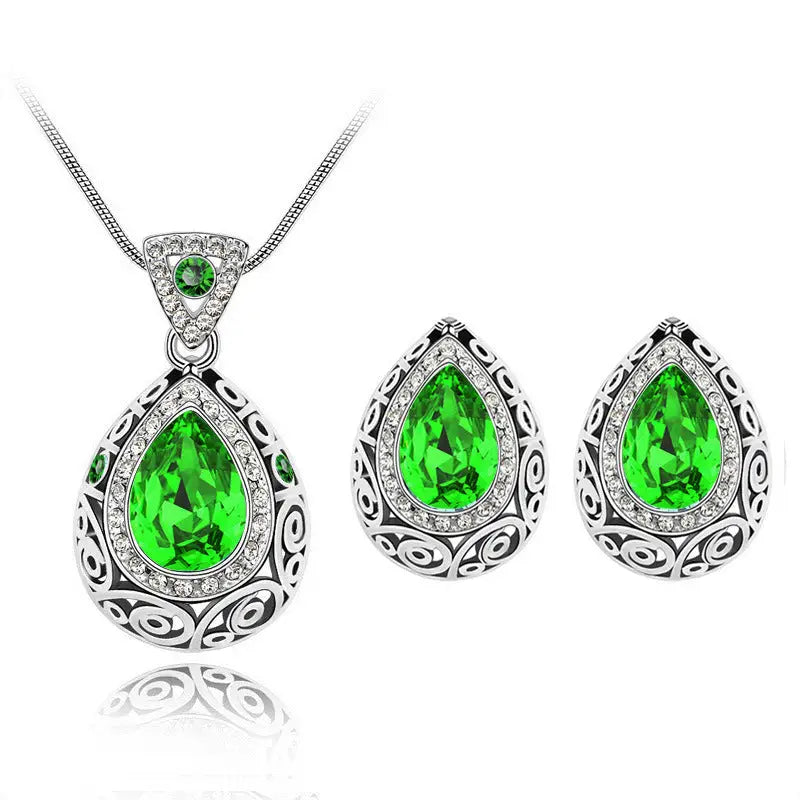 CrystalShield Necklace - Green