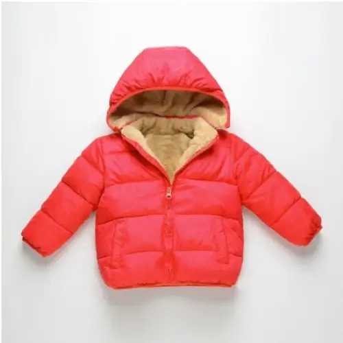 CuddleCoat: Soft Lambskin for Little Explorers - Red / 90cm