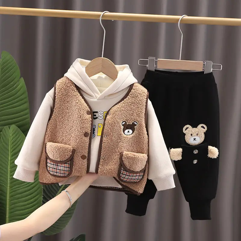 CuddleCozy: Plush Velvet Kidswear Collection