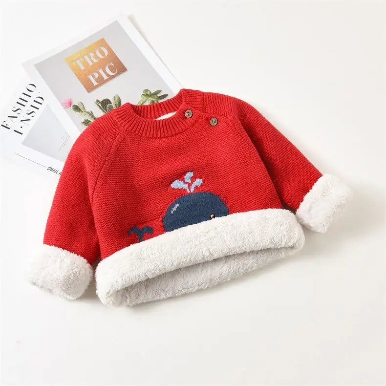 CuddleCozy: Snuggly Baby Plush Wear - Red / 130cm