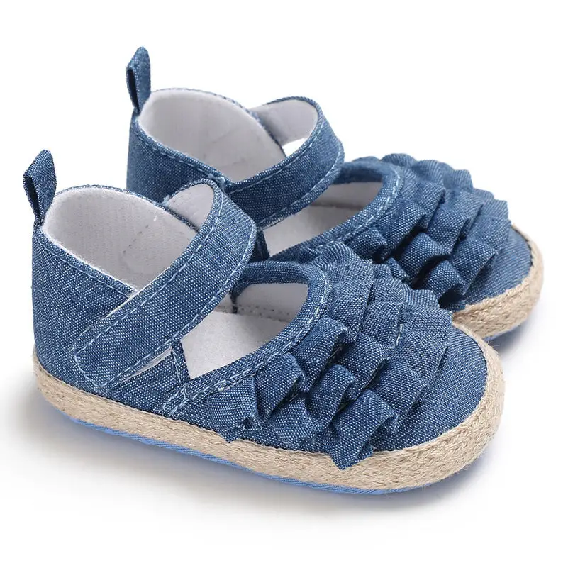 CuddleSteps: Cozy Soft Baby Shoes - blue / 12CM